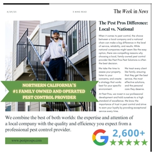 The Pest Pros Difference: Local vs National