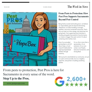 From Pests to Protection: How Pest Pros Supports Sacramento Beyond Pest Control