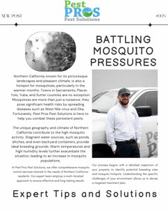 Battling Mosquito Pressures in Northern California: Expert Tips and Solutions