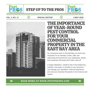 The Importance of Year-Round Pest Control for Your Commercial Property in the East Bay Area | Pest Pros Pest Solutions
